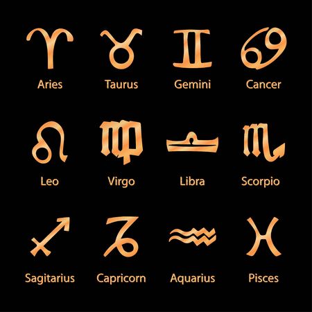 Zodiac illustrationのイラスト素材