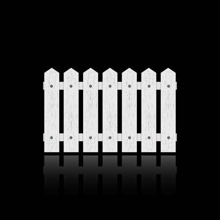Wooden fenceのイラスト素材