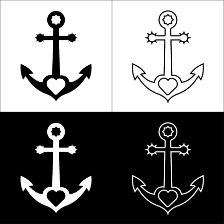 Anchor Setのイラスト素材