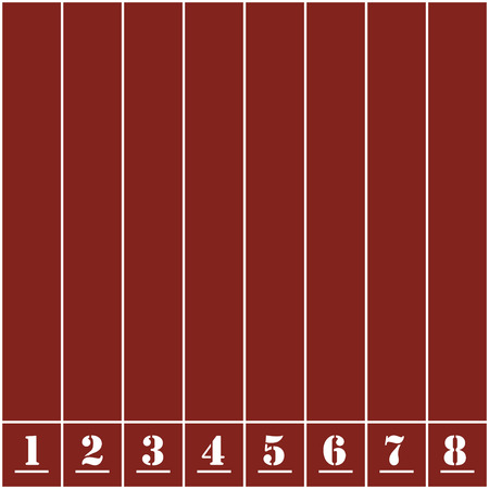 Athletics track laneのイラスト素材