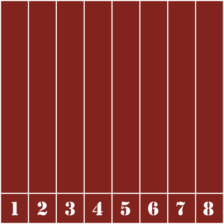 Athletics track laneのイラスト素材