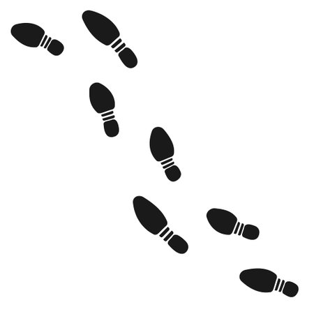 Foot Printsのイラスト素材