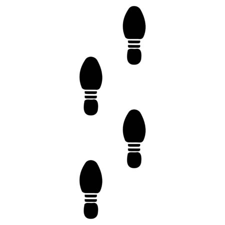 Foot Printsのイラスト素材