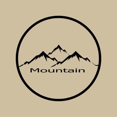 Mountain Backgroundのイラスト素材
