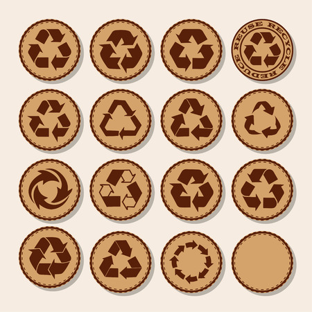 Recycle Logo Setのイラスト素材
