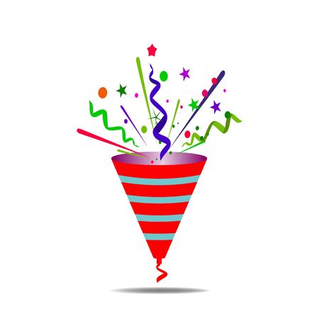 Party Popperのイラスト素材