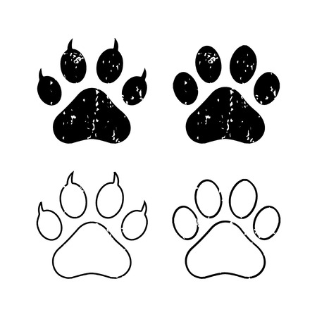 Paw Printsのイラスト素材