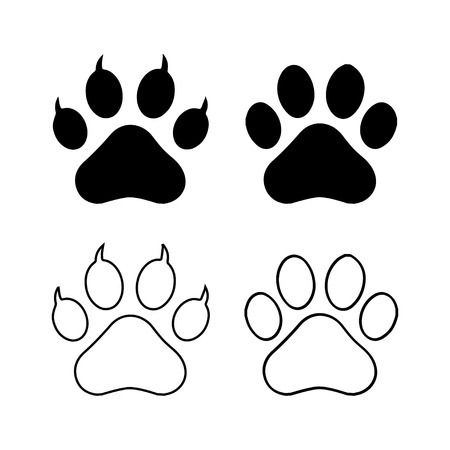 Paw Printsのイラスト素材