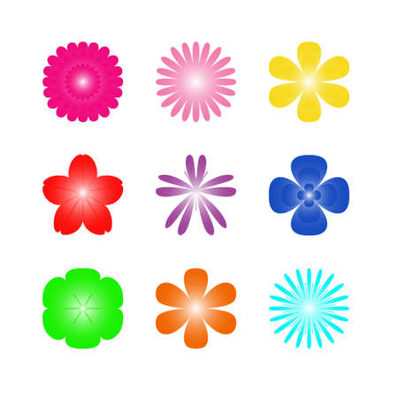 Flower setのイラスト素材