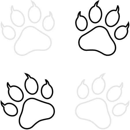 Paw Printのイラスト素材