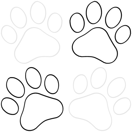 Paw Printのイラスト素材