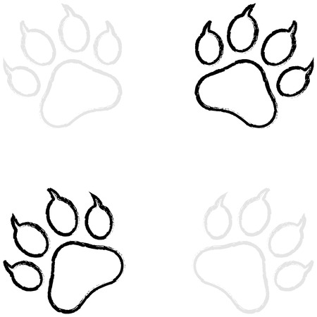 Paw Printのイラスト素材