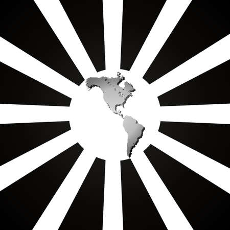 Globe icon with map Worldのイラスト素材