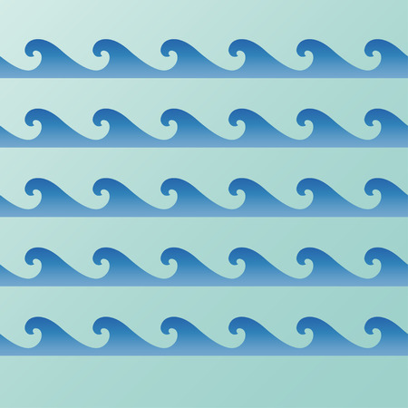 Rolling Wave Backgroundのイラスト素材