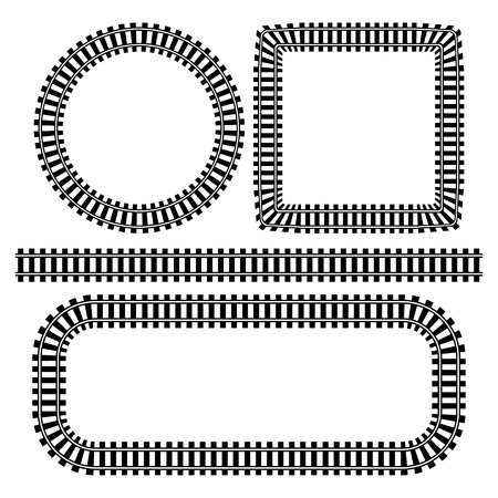 Train Tracksのイラスト素材