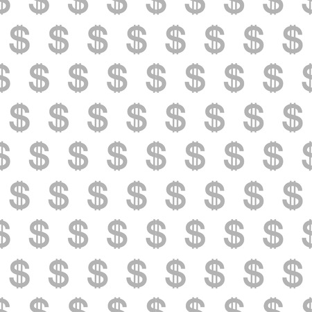 Dollar Seamless Patternのイラスト素材