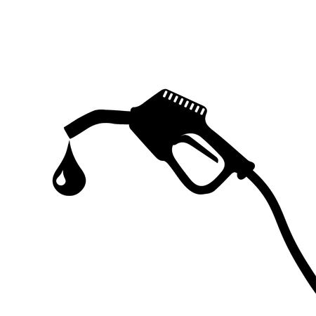 Gasoline Pump Nozzle Symbolsのイラスト素材