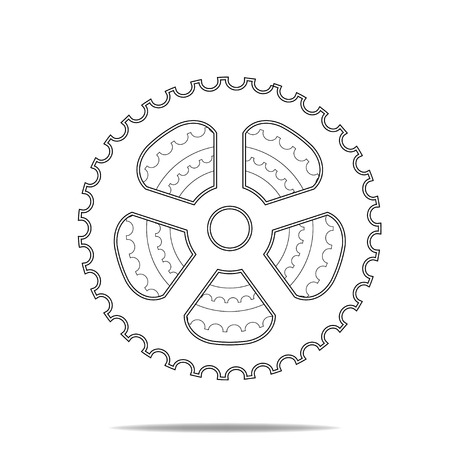 Bicycle Sprocket Symbolのイラスト素材