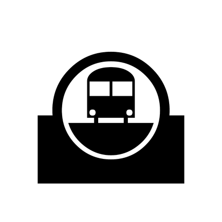 Bus Symbolのイラスト素材