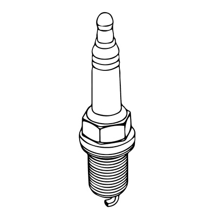 spark plugのイラスト素材