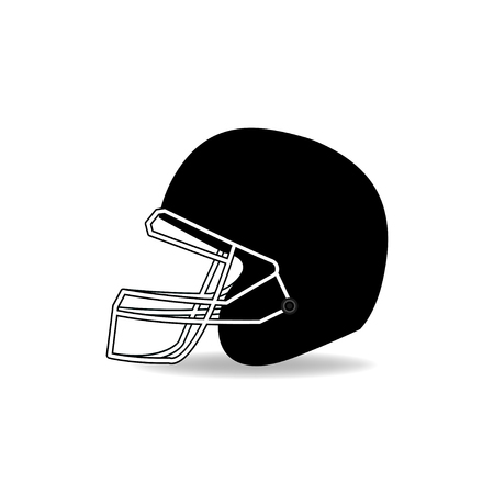 American football helmetのイラスト素材