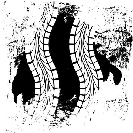 Tire Trackのイラスト素材