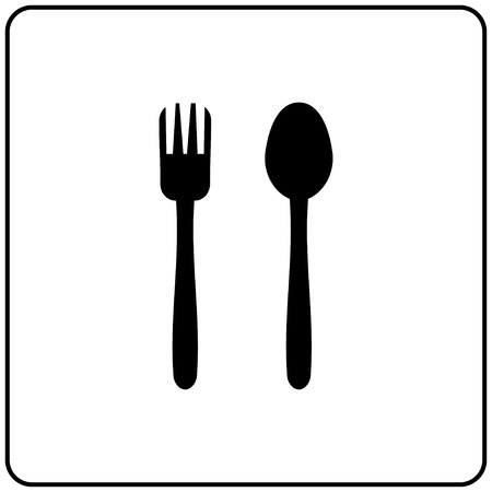 spoon and forkのイラスト素材