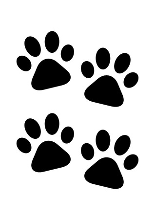Paw Printsのイラスト素材