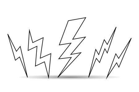 lighting boltのイラスト素材