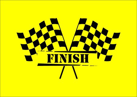 Flag Crossのイラスト素材