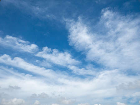 White clouds and blue Sky.の写真素材