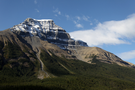 Beautiful view found along the Icefields Parkway  (Promenades des Glaciers), Alberta, Canada.のeditorial素材