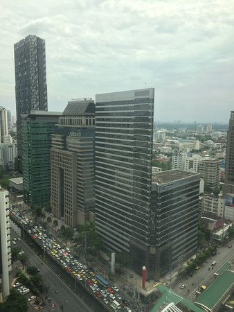 View of the skyscraper building, City landscape of Bangkok, Thailand.のeditorial素材