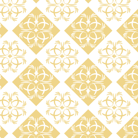 Seamless abstract floral pattern, mandala pattern.のイラスト素材