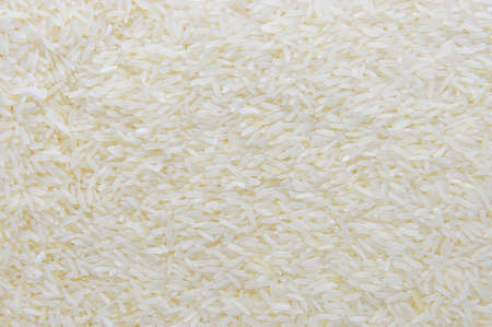 Close up white rice backgroundの写真素材