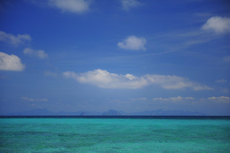 Beautiful sea and clouds