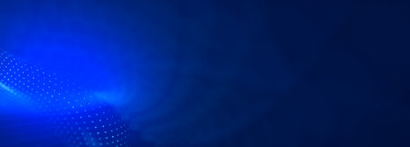 beautiful abstract wave technology background with blue light digital effect corporate concept. Abstract backgroundの写真素材