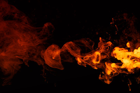 Fire Smoke Ink Motion