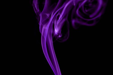 Purple Abstract Smokeの写真素材