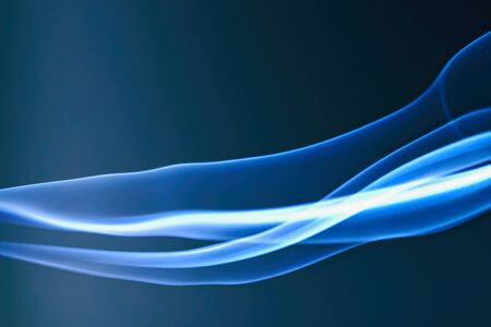 Abstract Blue Motion Linesの写真素材