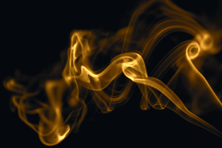 Yellow Abstract Smoke