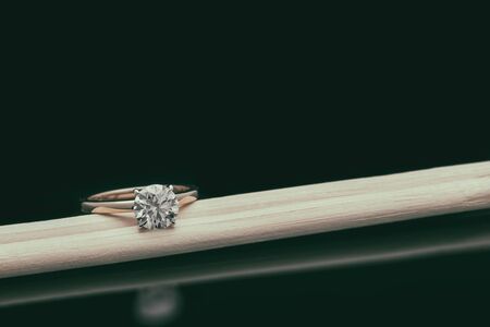 Engagement Diamond Ringの写真素材