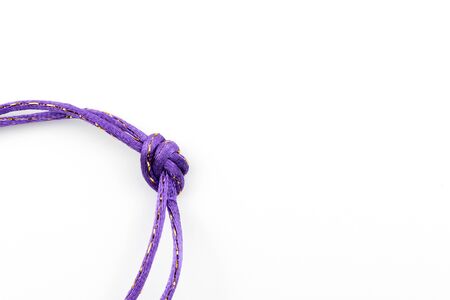 Rope Knot on White Backgroundの写真素材