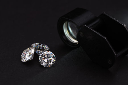 Precious Big Carats Round Cut Diamonds