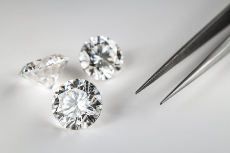 Luxury Diamond Gemstones and Jewelry tweezers