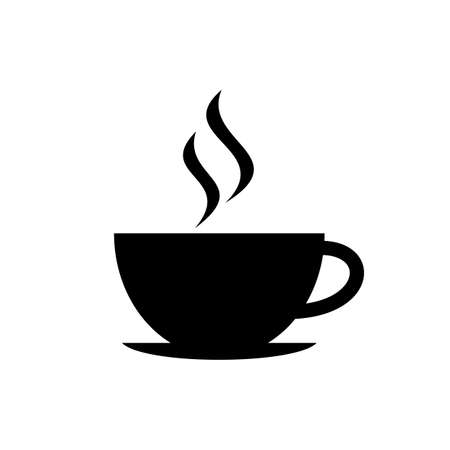 Cup of coffee. Coffee cup icon. Coffee vector iconのイラスト素材