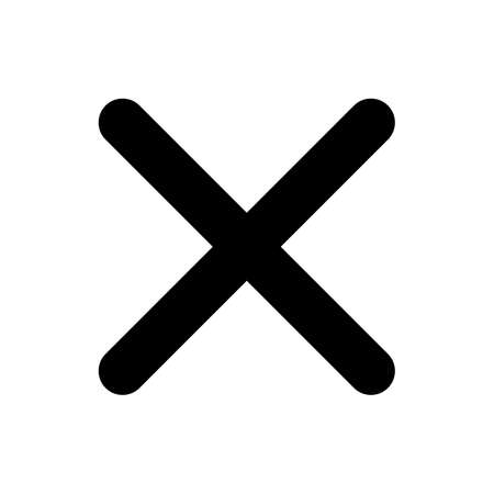Close icon. Delete icon. remove, cancel, exit symbolのイラスト素材