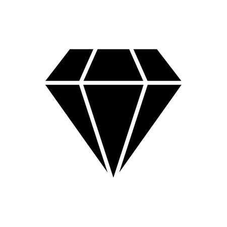 Diamond icon. Diamond vector icon. Gemstone symbolのイラスト素材
