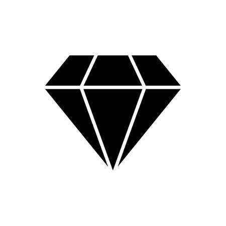 Diamond icon. Diamond vector icon. Gemstone symbolのイラスト素材