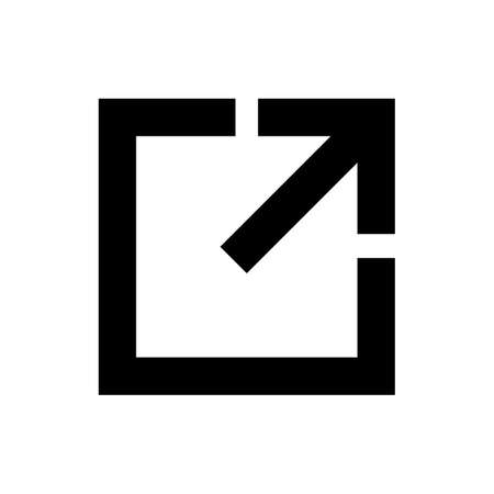 Link icon. Link vector icon. External link symbol vector icon. Hyperlink symbol.のイラスト素材